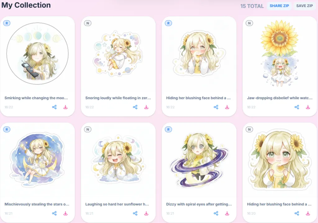 Sticker Gacha